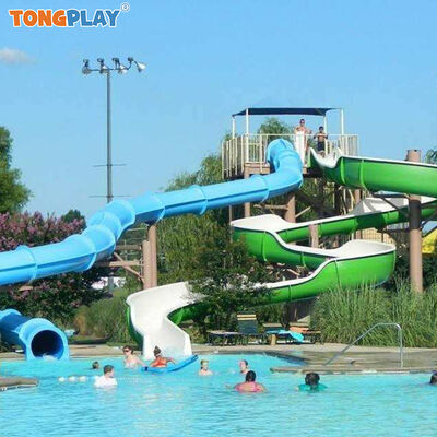 Water Game Park Rides Slide Game Outdoor Swimming Pool Slide for Kids