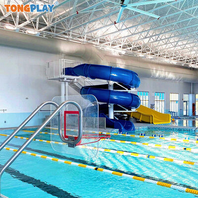 Commercial Water Park Swimming Pool Slides Fiberglass High Quality for Sale