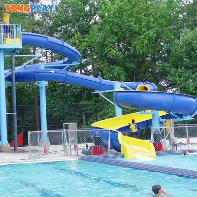 Kids Water Park Fun Water Equipment Playground Swimming Pool Accessories Spiral Slide for Kids