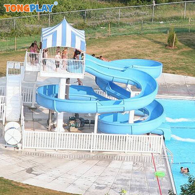 Outdoor Kids Water Entertainment Game Park Swimming Pool Supplies with Fiberglass Slide