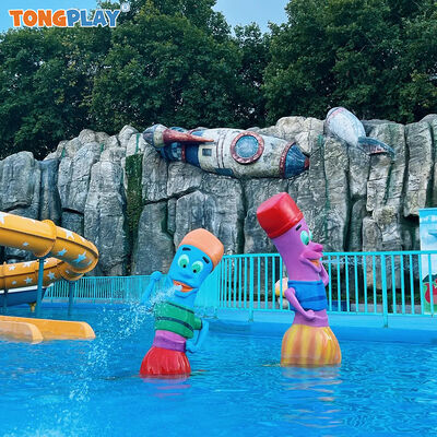 Water Park Slides Equipment With Spray Toys for Kids and Adult