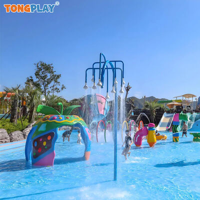 फाइबरग्लास स्टील धातु पानी स्लाइड पर्यावरण के अनुकूल अनुकूलित आकार पानी के खेल के मैदान के उपकरण के लिए