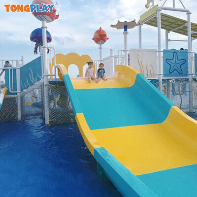 उच्च क्षमता वाले वाणिज्यिक जल उद्यानों के लिए अनुकूलन योग्य पर्यावरण के अनुकूल शीसे रेशा पानी स्लाइड