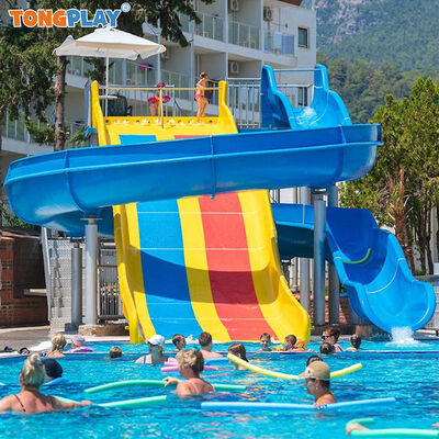 Amusement Park Products Water Play Equipment Electric Fiberglass Slide Water Adults Theme Park Rides