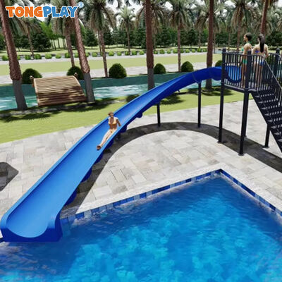 สายสไลด์น้ําจากเหล็กไฟเบอร์กล๊าส มีขนาดที่กําหนดเองและออกแบบที่มิชอบสิ่งแวดล้อมสําหรับสวนน้ํา