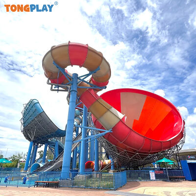 High Quality Outdoor Play Equipment Big Speaker Water Park Slide
