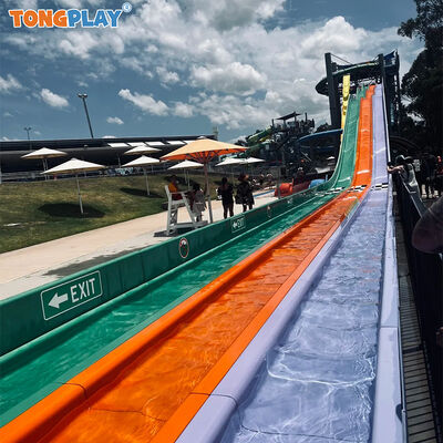 Fiberglass Steel Metal Speed Water Slide for >10 Passengers with Customized Color Options