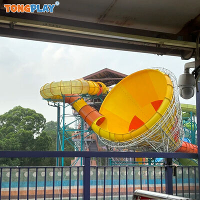 Fiberglass Water Slide for Aqua Parks with Customized Sizes and Eco-friendly Design