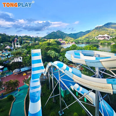 Water Playground Structure Fiberglass Boomerang Slide Commercial Water Slide for Adult