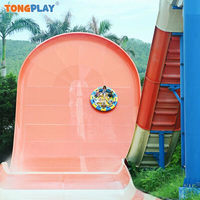Eco-friendly Fiberglass Water Slide with Customized Sizes for Aqua Park Thrills