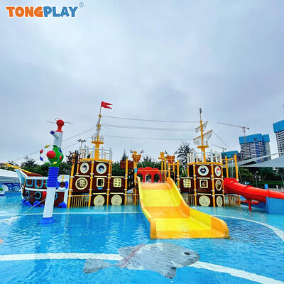 Custom Designed Pirate Ship Water Playground Professional Play Equipment Manufacturer