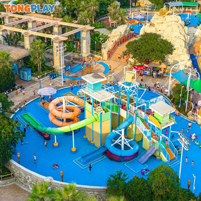 Fiberglass Steel Metal Water Park Equipment with Customized Sizes and Eco-friendly Design