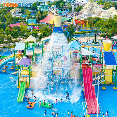 Premium Fiberglass Construction Water Park Equipment with Customized Sizes and Eco-Friendly Design