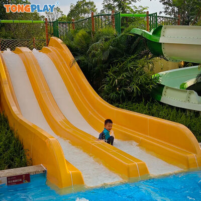 Fiberglass Construction Water Slide with Customized Sizes and Eco-Friendly Design for Aqua Parks