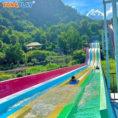 Fiberglass Construction Water Slide with Customized Sizes and Eco-Friendly Design for Aqua Parks