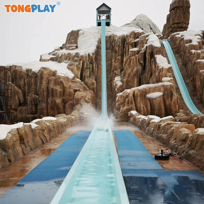 High Configuration Professional High Speed Durable Indoor Outdoor Fiberglass Metal Water Slides Customized Great Fun Backyard