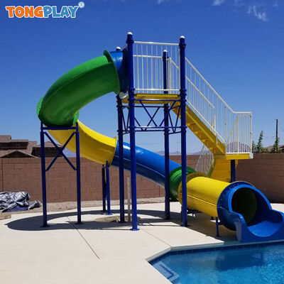 Fiberglass Water Slides Private Swimming Pool Water Slide Indoor Tube Slide Pool Slider for Kids