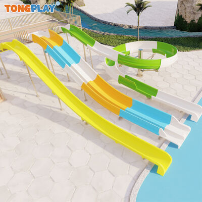 Fiberglass Water Slide Commercial Water Park Equipment for Resort Projects