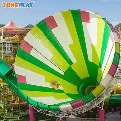 Entertainment Stimulation Big Horn Water Amusement Equipment Outdoor Water Park Fiberglass Water Slide
