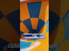 Fiberglass Rainbow Water Slide Aqua Park Playground Slide For Pool