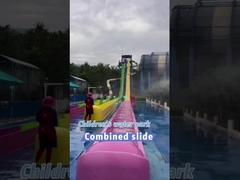Commercial Theme Park Ride Outdoor FRP Speed Slide Water Park