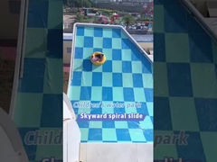 Water Park Swimming Pool Amusement Water Fun Equipment Fiberglass Slide for Kids