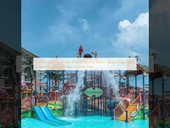 Custom Design Water Play Industrial Water Slides Fiber Glass Swimming Pools Water Games Park