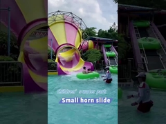 Fiberglass Attraction Fiberglass Pool Slide Amusement Park Playground Equipment