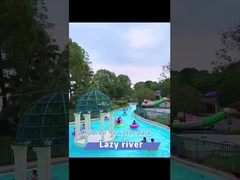 Kids Playground Swimming Pool Fiberglass Water Tube Slide for Children