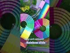 Customized Water Park Equipment Fiberglass Water Slide Hill Slide for Swimming Pool