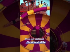 Water Park Equipment Amusement Park Fiberglass Playground Water Park Muti-Player Competition Slides
