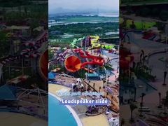 Platform Height 6-18m Rainbow Water Slide The Perfect Outdoor Activity for Adventure-Seekers